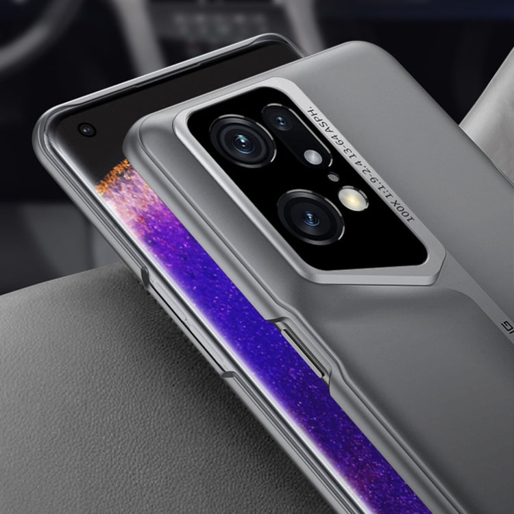 For OPPO Find X5 Pro GKK Blade Ultra-thin Full Coverage Phone Case(Grey) - OPPO Cases by GKK | Online Shopping South Africa | PMC Jewellery | Buy Now Pay Later Mobicred