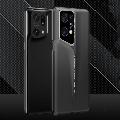 For OPPO Find X5 Pro GKK Blade Ultra-thin Full Coverage Phone Case(Black) - OPPO Cases by GKK | Online Shopping South Africa | PMC Jewellery | Buy Now Pay Later Mobicred