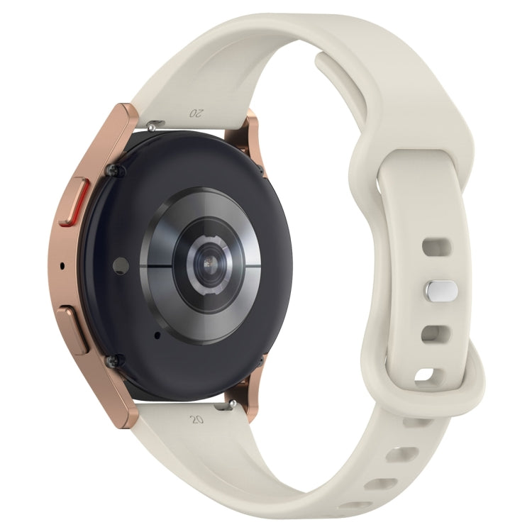 20mm Slim Reverse Buckle Silicone Watch Band(Apricot) - 20mm Bands by PMC TechLife | Online Shopping South Africa | PMC TechLife