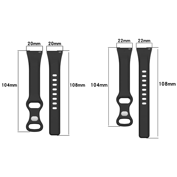 22mm Slim Reverse Buckle Silicone Watch Band(Blue Grey) - 22mm Bands by PMC TechLife | Online Shopping South Africa | PMC TechLife