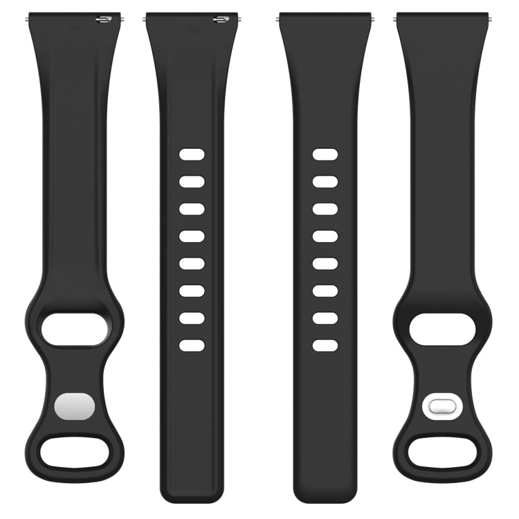 22mm Slim Reverse Buckle Silicone Watch Band(Blue Grey) - 22mm Bands by PMC TechLife | Online Shopping South Africa | PMC TechLife