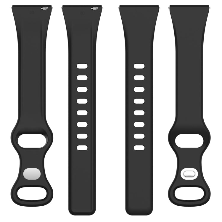 20mm Slim Reverse Buckle Silicone Watch Band(Grey) - 20mm Bands by PMC Jewellery | Online Shopping South Africa | PMC Jewellery