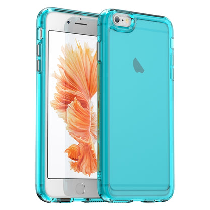 For iPhone 6s Plus Candy Series TPU Phone Case(Transparent Blue) - More iPhone Cases by PMC Jewellery | Online Shopping South Africa | PMC Jewellery