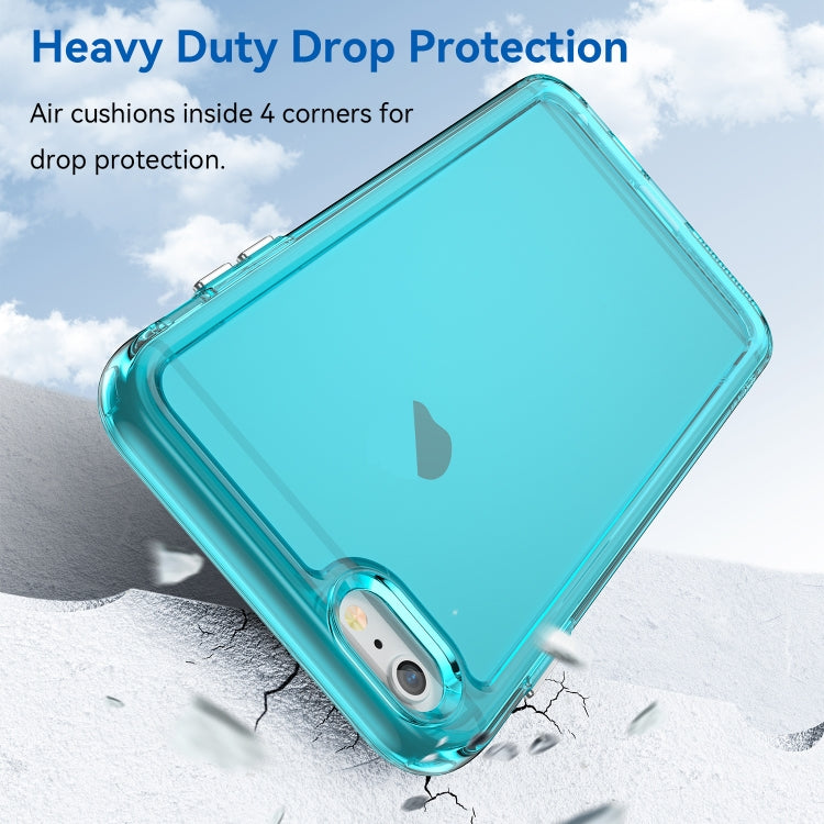 For iPhone 6s Plus Candy Series TPU Phone Case(Transparent Blue) - More iPhone Cases by PMC Jewellery | Online Shopping South Africa | PMC Jewellery