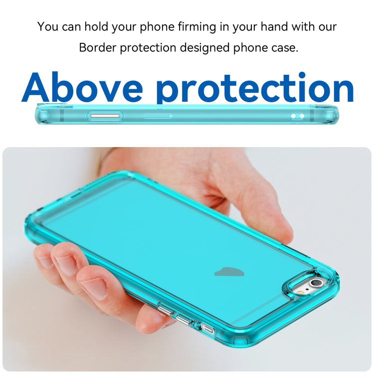 For iPhone 6s Plus Candy Series TPU Phone Case(Transparent Blue) - More iPhone Cases by PMC Jewellery | Online Shopping South Africa | PMC Jewellery