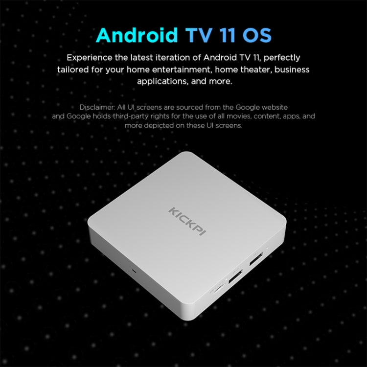 Kickpi KP1 Dual Band WiFi 4K HD Android TV Box, RAM:2GB+32GB(US Plug) - Amlogic S905 by PMC Jewellery | Online Shopping South Africa | PMC Jewellery | Buy Now Pay Later Mobicred