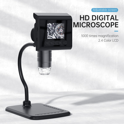 P190 1000X Desktop HD Digital Microscope with 2.4 inch Screen - Digital Microscope by PMC Jewellery | Online Shopping South Africa | PMC Jewellery | Buy Now Pay Later Mobicred