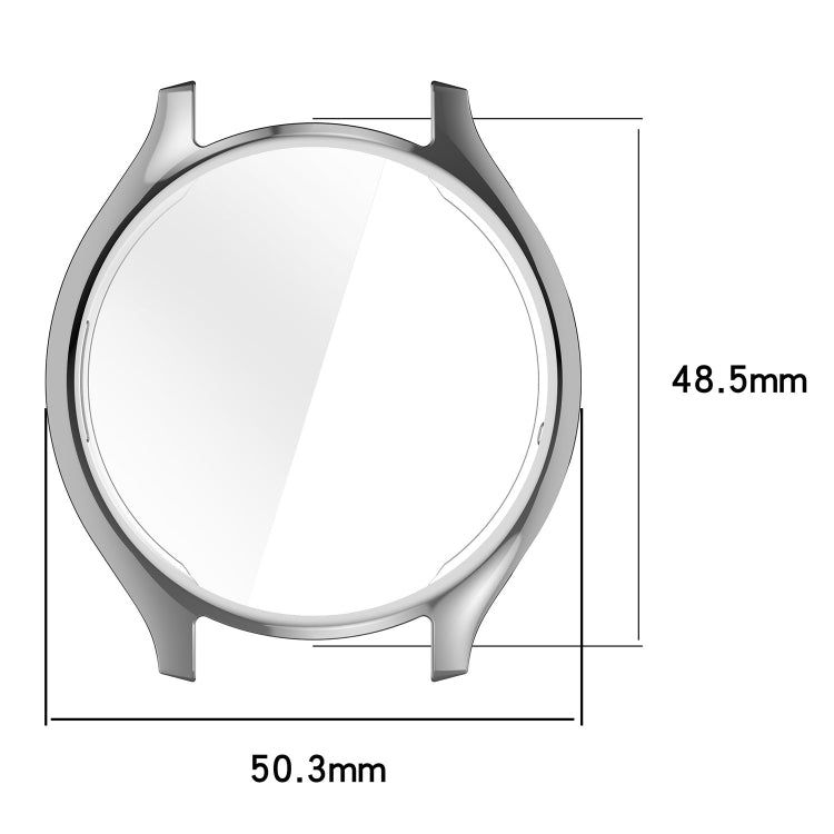 For Xiaomi Watch 2 Full Coverage TPU Electroplated Watch Protective Case(Black) - Watch Cases by PMC TechLife | Online Shopping South Africa | PMC TechLife