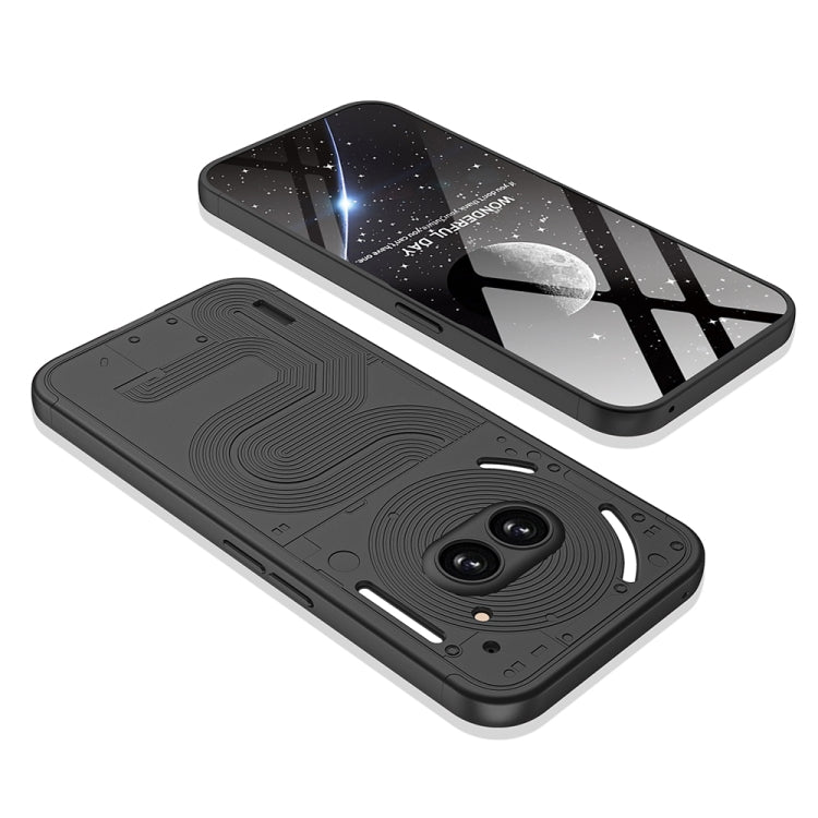 For Nothing Phone 2a GKK Three Stage Splicing Full Coverage PC Phone Case(Black) - More Brand by GKK | Online Shopping South Africa | PMC Jewellery