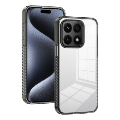 For Honor X8b 2.5mm Anti-slip Clear Acrylic Hybrid TPU Phone Case(Black) - Honor Cases by PMC Jewellery | Online Shopping South Africa | PMC Jewellery | Buy Now Pay Later Mobicred