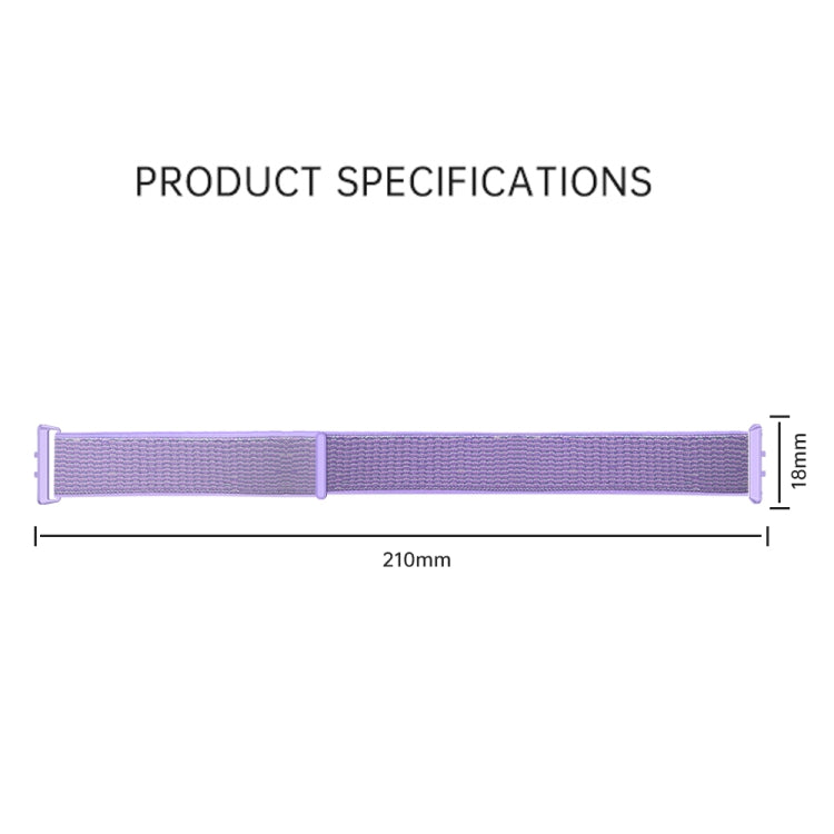 For Honor Band 9 Woven Nylon Loop Watch Band(Army Green) - Watch Bands by PMC TechLife | Online Shopping South Africa | PMC TechLife
