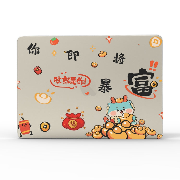 For MacBook Air 13.6 M2 A2681 / M3 A3113 UV Printed Pattern Laptop Frosted Protective Case(DDC-1689) - MacBook Air Cases by PMC Jewellery | Online Shopping South Africa | PMC Jewellery | Buy Now Pay Later Mobicred