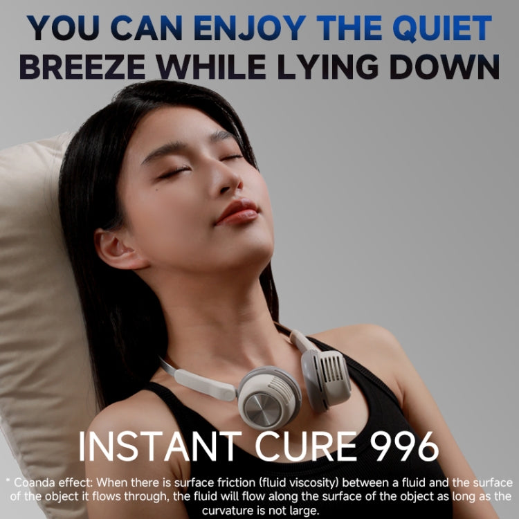 MF088 XINGLUO Neck Band Electric Fan(White) - Electric Fans by PMC TechLife | Online Shopping South Africa | PMC TechLife | Buy Now Pay Later Mobicred