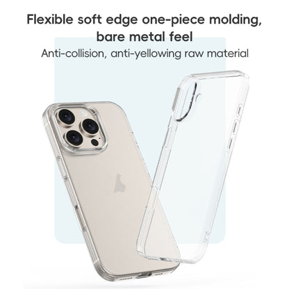 For iPhone 16 Pro Max ZGA Clear TPU Shockproof Phone Case(Transparent) - iPhone 16 Pro Max Cases by ZGA | Online Shopping South Africa | PMC Jewellery | Buy Now Pay Later Mobicred