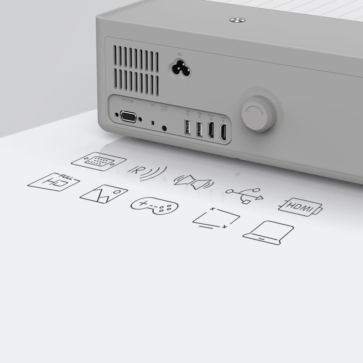 D4000 1080P HD Home Portable LED Projector(UK Plug) - free shipping - PMC TechLife - Order now!