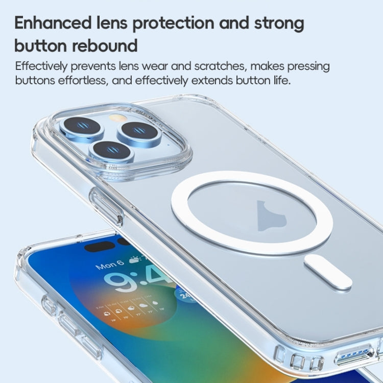 For iPhone 15 Pro Max ZGA Magsafe Clear PC Hybrid TPU Phone Case(Transparent) - iPhone 15 Pro Max Cases by ZGA | Online Shopping South Africa | PMC Jewellery | Buy Now Pay Later Mobicred