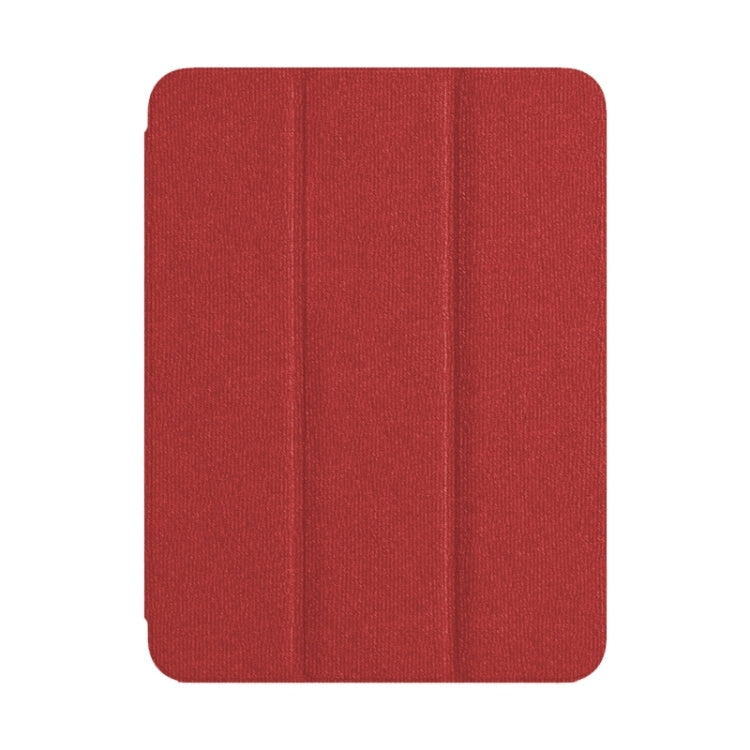 For iPad 2025 / 2022 ZGA Tri-Fold Voltage Smart Leather Tablet Case(Red) - free shipping - PMc TechLife - Order now!