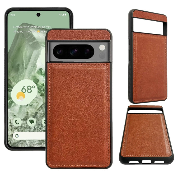 For Google Pixel 9 / Pixel 9 Pro Multifunctional 7-Card Wallet Leather Phone Case(Brown) - Google Cases by PMC Jewellery | Online Shopping South Africa | PMC Jewellery | Buy Now Pay Later Mobicred