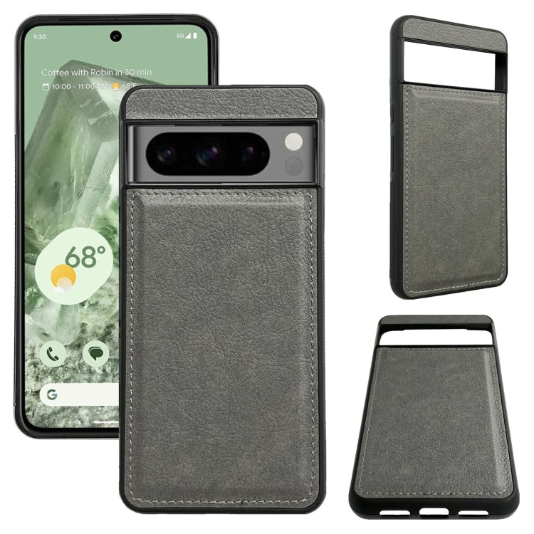 For Google Pixel 6a Multifunctional 7-Card Wallet Leather Phone Case(Grey) - Google Cases by PMC TechLife | Online Shopping South Africa | PMC TechLife | Buy Now Pay Later Mobicred