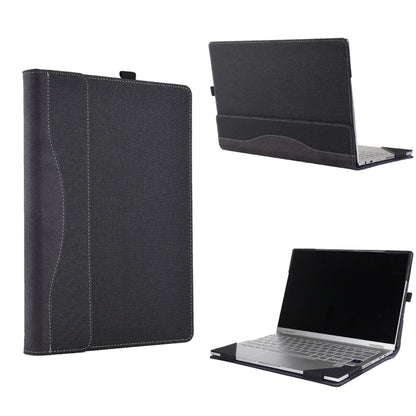 For Microsoft Surface Book 3 / 2 15 inch Cloth Texture Laptop Leather Case With Stand Function(Black) - 15 inch by PMC Jewellery | Online Shopping South Africa | PMC Jewellery | Buy Now Pay Later Mobicred