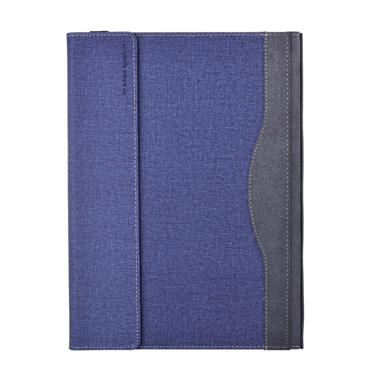 For Lenovo ThinkPad X1 Carbon Gen 11 Cloth Texture Laptop Leather Protective Case(Deep Blue) - Other by PMC Jewellery | Online Shopping South Africa | PMC Jewellery | Buy Now Pay Later Mobicred