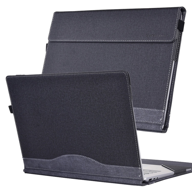 For Lenovo ThinkPad X1 Yoga Gen 5 Cloth Texture Laptop Leather Protective Case(Black) - Other by PMC Jewellery | Online Shopping South Africa | PMC Jewellery | Buy Now Pay Later Mobicred