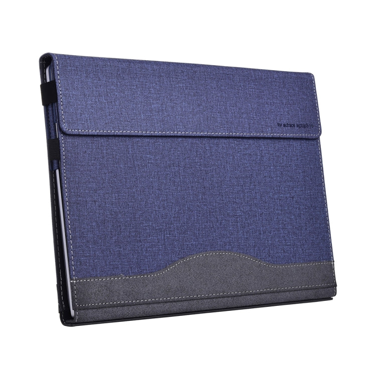 For Lenovo ThinkPad X1 Yoga Gen 5 Cloth Texture Laptop Leather Protective Case(Deep Blue) - Other by PMC Jewellery | Online Shopping South Africa | PMC Jewellery | Buy Now Pay Later Mobicred