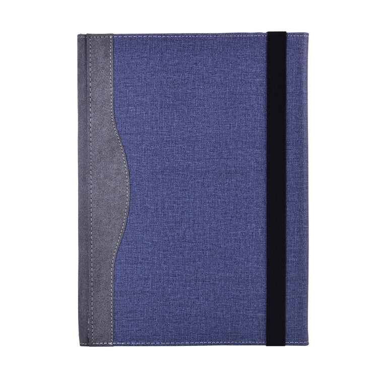 For Lenovo ThinkPad X1 Yoga Gen 4 Cloth Texture Laptop Leather Protective Case(Deep Blue) - Other by PMC Jewellery | Online Shopping South Africa | PMC Jewellery | Buy Now Pay Later Mobicred