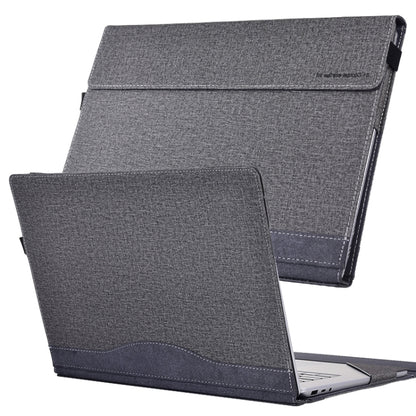 For Lenovo ThinkPad X1 Carbon 14 Gen 6 Cloth Texture Laptop Leather Protective Case(Space Ash) - Other by PMC Jewellery | Online Shopping South Africa | PMC Jewellery | Buy Now Pay Later Mobicred