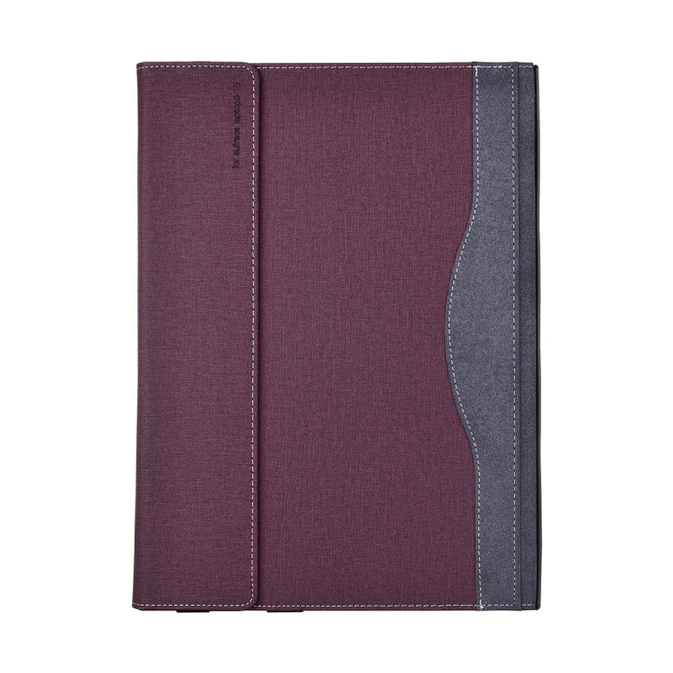 For Lenovo ThinkPad X1 Carbon Gen 7 Cloth Texture Laptop Leather Protective Case(Wine Red) - Other by PMC Jewellery | Online Shopping South Africa | PMC Jewellery | Buy Now Pay Later Mobicred