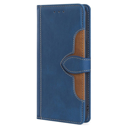 For Motorola Edge 5G 2024 Skin Feel Magnetic Buckle Leather Phone Case(Blue) - Motorola Cases by PMC Jewellery | Online Shopping South Africa | PMC Jewellery | Buy Now Pay Later Mobicred