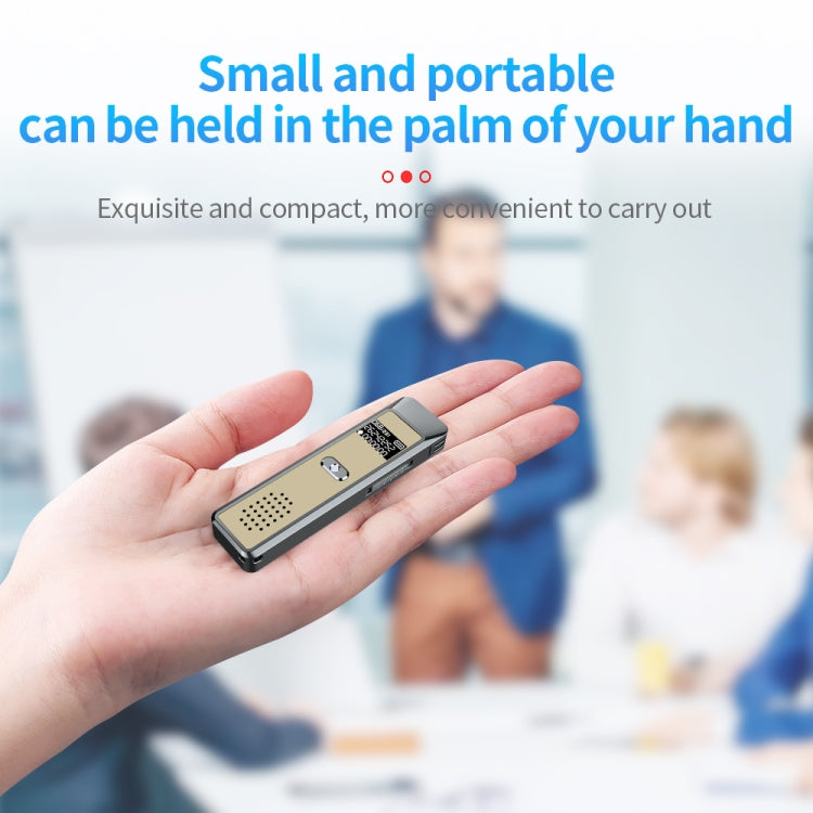 JNN Q7 Mini Portable Voice Recorder with OLED Screen, Memory:16GB(Grey+Gold) - Recording Pen by JNN | Online Shopping South Africa | PMC TechLife | Buy Now Pay Later Mobicred