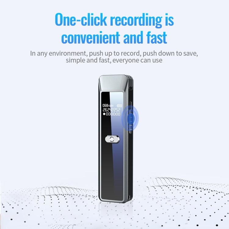 JNN Q7 Mini Portable Voice Recorder with OLED Screen, Memory:16GB(Metal Gray) - Recording Pen by JNN | Online Shopping South Africa | PMC Jewellery | Buy Now Pay Later Mobicred