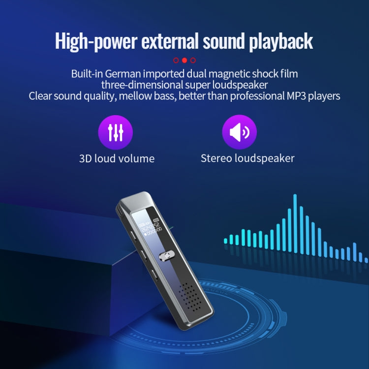 JNN Q7 Mini Portable Voice Recorder with OLED Screen, Memory:16GB(Metal Gray) - Recording Pen by JNN | Online Shopping South Africa | PMC TechLife | Buy Now Pay Later Mobicred