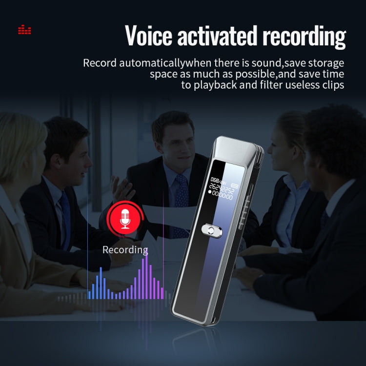 JNN Q7 Mini Portable Voice Recorder with OLED Screen, Memory:16GB(Metal Gray) - Recording Pen by JNN | Online Shopping South Africa | PMC TechLife | Buy Now Pay Later Mobicred