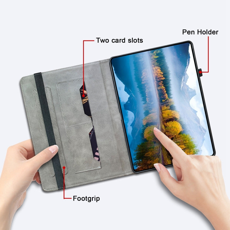 For Honor Pad 9 12.1 Crystal Texture Painted Leather Tablet Case(Gold Butterfly Rose) - Honor by PMC TechLife | Online Shopping South Africa | PMC TechLife | Buy Now Pay Later Mobicred