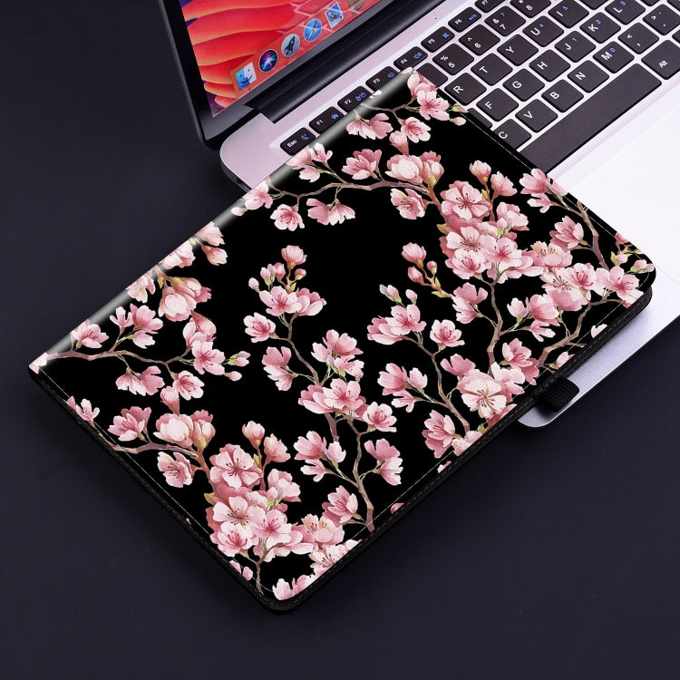 For Lenovo Tab M10 10.1 3rd Gen Crystal Texture Painted Leather Tablet Case(Plum Bossom) - Lenovo by PMC TechLife | Online Shopping South Africa | PMC TechLife | Buy Now Pay Later Mobicred