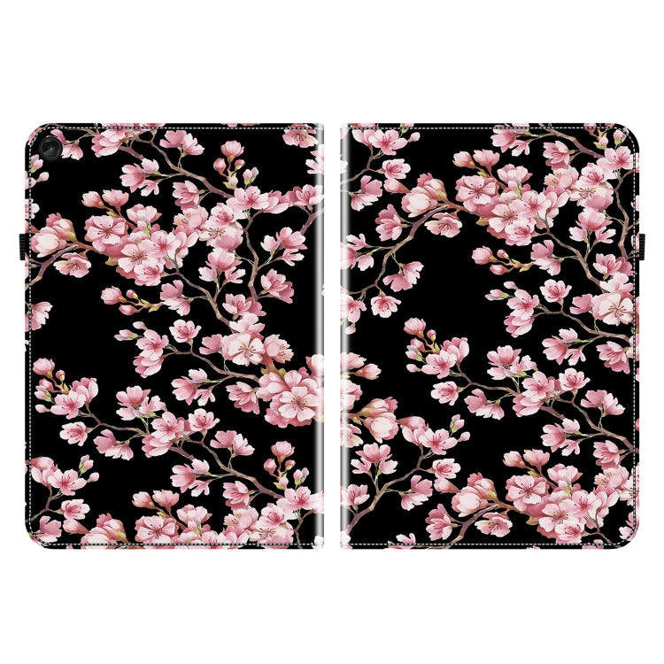 For Lenovo Tab M10 10.1 3rd Gen Crystal Texture Painted Leather Tablet Case(Plum Bossom) - Lenovo by PMC TechLife | Online Shopping South Africa | PMC TechLife | Buy Now Pay Later Mobicred