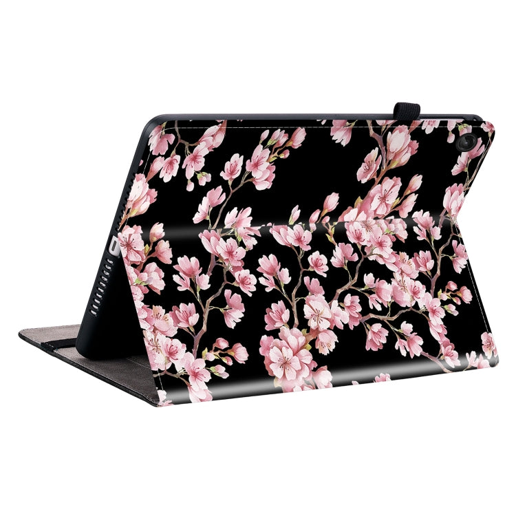 For Lenovo Tab M10 10.1 3rd Gen Crystal Texture Painted Leather Tablet Case(Plum Bossom) - Lenovo by PMC TechLife | Online Shopping South Africa | PMC TechLife | Buy Now Pay Later Mobicred