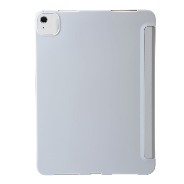 For iPad Air 11 2024 TPU Deformation Flip Leather Tablet Case with Holder(Grey) - iPad Air 11 2024 Cases by PMC Jewellery | Online Shopping South Africa | PMC Jewellery | Buy Now Pay Later Mobicred