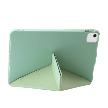 For iPad Air 11 2024 TPU Deformation Flip Leather Tablet Case with Holder(Mint Green) - iPad Air 11 2024 Cases by PMC Jewellery | Online Shopping South Africa | PMC Jewellery | Buy Now Pay Later Mobicred