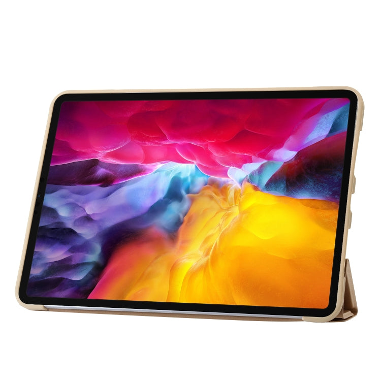 For iPad Pro 11 2024 TPU Deformation Flip Leather Tablet Case with Holder(Gold) - iPad Pro 11 2024 Cases by PMC Jewellery | Online Shopping South Africa | PMC Jewellery | Buy Now Pay Later Mobicred