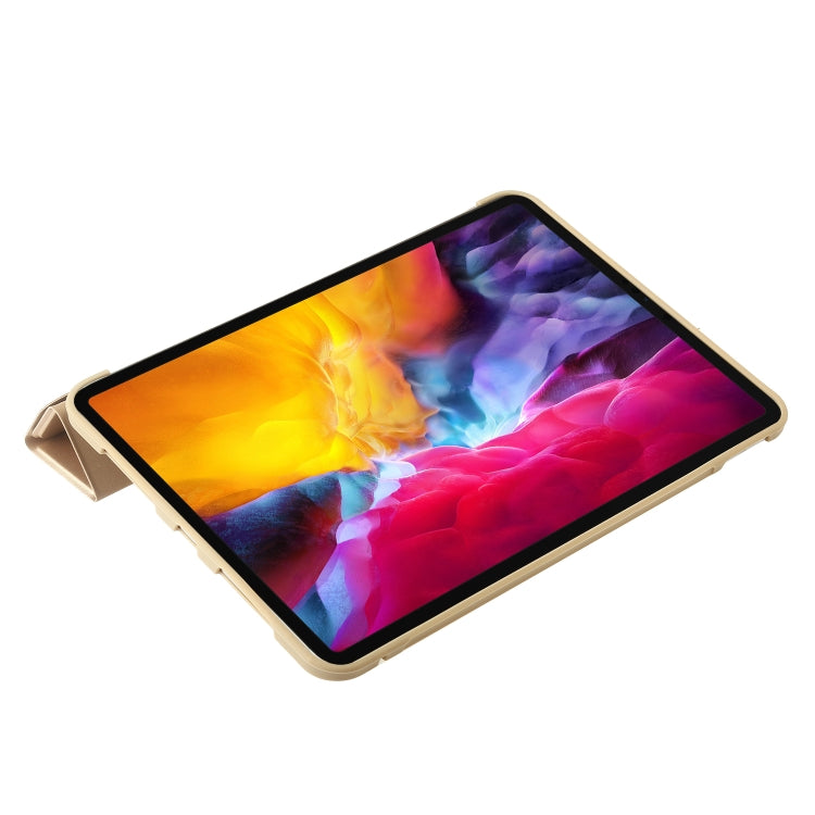 For iPad Pro 11 2024 TPU Deformation Flip Leather Tablet Case with Holder(Gold) - iPad Pro 11 2024 Cases by PMC Jewellery | Online Shopping South Africa | PMC Jewellery | Buy Now Pay Later Mobicred