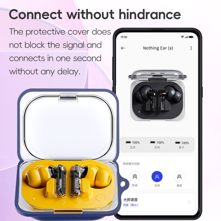 For Nothing Ear a Wireless Earphone Silicone Protective Case(Black) - Other Earphone Case by PMC Jewellery | Online Shopping South Africa | PMC Jewellery | Buy Now Pay Later Mobicred