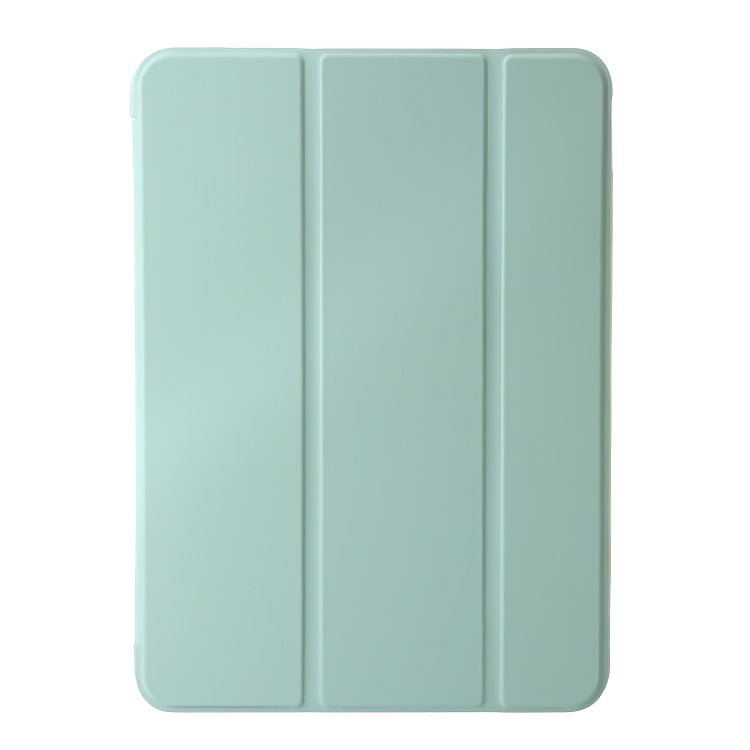 For iPad Air 13 2024 Three-fold Holder Flip Tablet Leather Case(Mint Green) - iPad Air 13 2024 Cases by PMC Jewellery | Online Shopping South Africa | PMC Jewellery | Buy Now Pay Later Mobicred