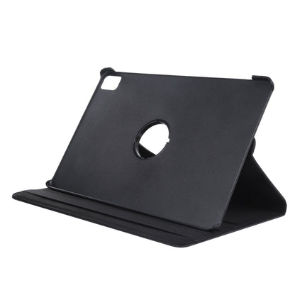 For iPad Pro 13 2024 360 Degree Rotation Litchi Texture Leather Tablet Case with Holder(Black) - iPad Pro 13 2024 Cases by PMC Jewellery | Online Shopping South Africa | PMC Jewellery | Buy Now Pay Later Mobicred