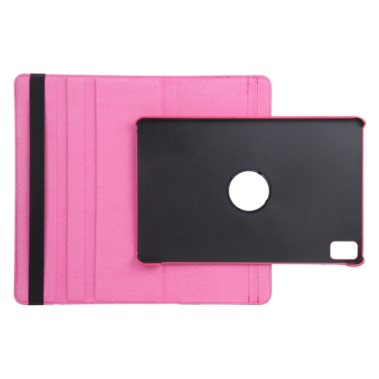 For iPad Air 13 2024 360 Degree Rotation Litchi Texture Leather Tablet Case with Holder(Rose Red) - iPad Air 13 2024 Cases by PMC Jewellery | Online Shopping South Africa | PMC Jewellery | Buy Now Pay Later Mobicred