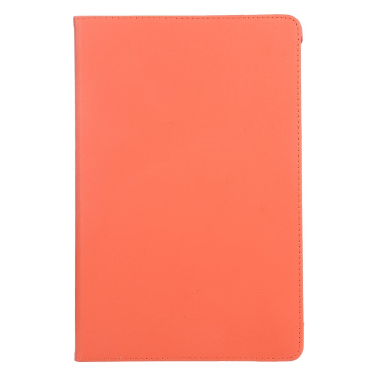 For iPad Air 11 2024 360 Degree Rotation Litchi Texture Leather Tablet Case with Holder(Orange) - iPad Air 11 2024 Cases by PMC Jewellery | Online Shopping South Africa | PMC Jewellery | Buy Now Pay Later Mobicred