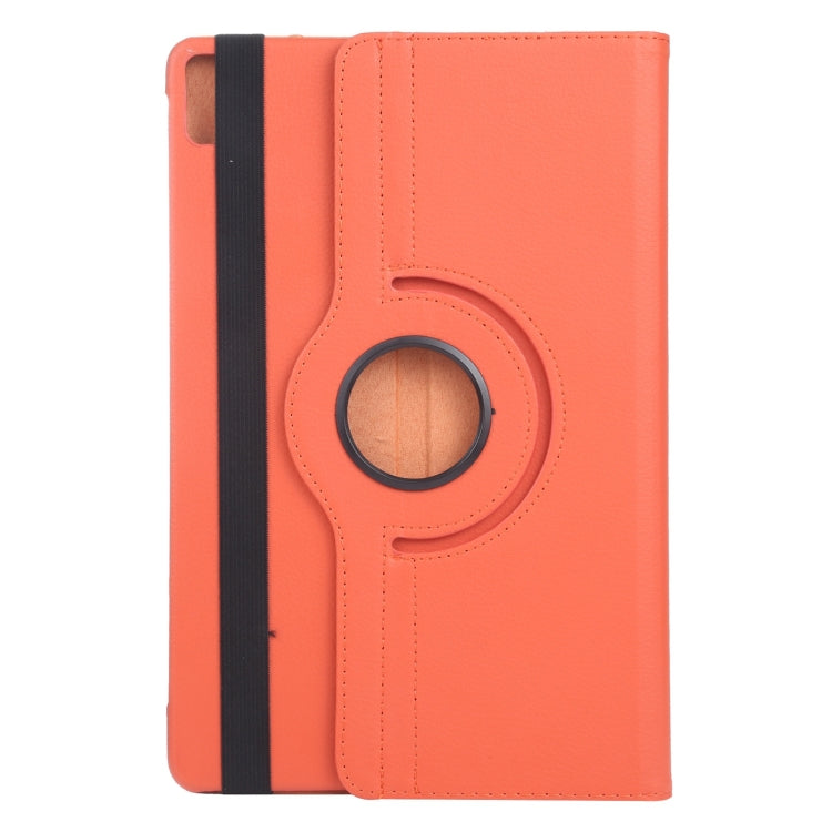 For iPad Pro 11 2024 360 Degree Rotation Litchi Texture Leather Tablet Case with Holder(Orange) - iPad Pro 11 2024 Cases by PMC Jewellery | Online Shopping South Africa | PMC Jewellery | Buy Now Pay Later Mobicred