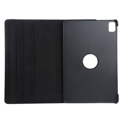 For iPad Pro 11 2024 360 Degree Rotation Litchi Texture Leather Tablet Case with Holder(Black) - iPad Pro 11 2024 Cases by PMC Jewellery | Online Shopping South Africa | PMC Jewellery | Buy Now Pay Later Mobicred